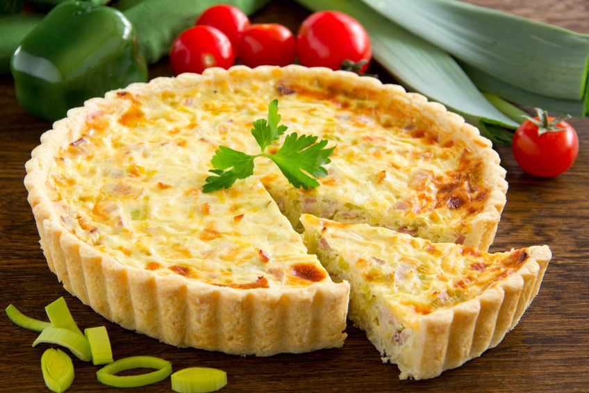 Quiche Lorraine Veggie : Recette Sans Gluten Sans Lait et Végétarienne ...