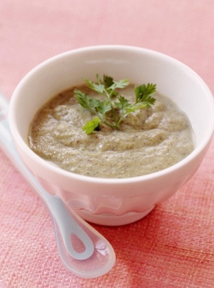 Pure E De Courgettes Au Lait Et Petits Flocons D Avoine