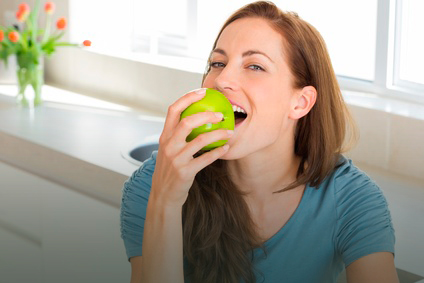 Woman Apple Diet Glycemic