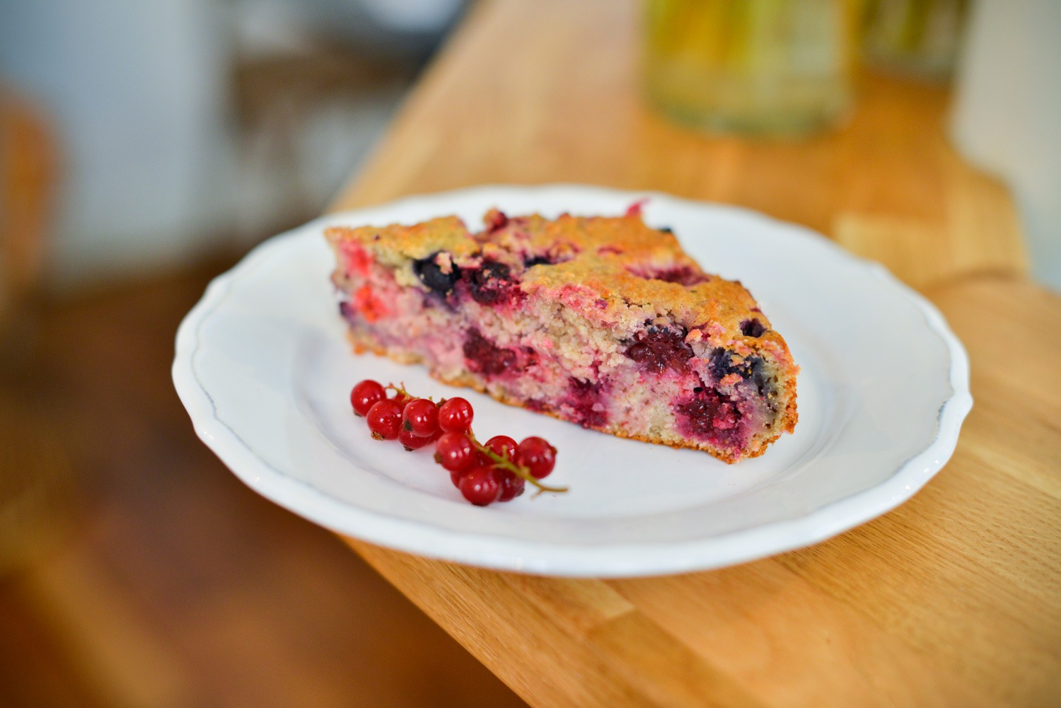 Gateau Flocons D'avoine Fruits Rouges Healthy www.bjorg.fr