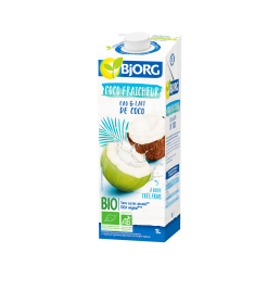 Organic coconut water and milk
