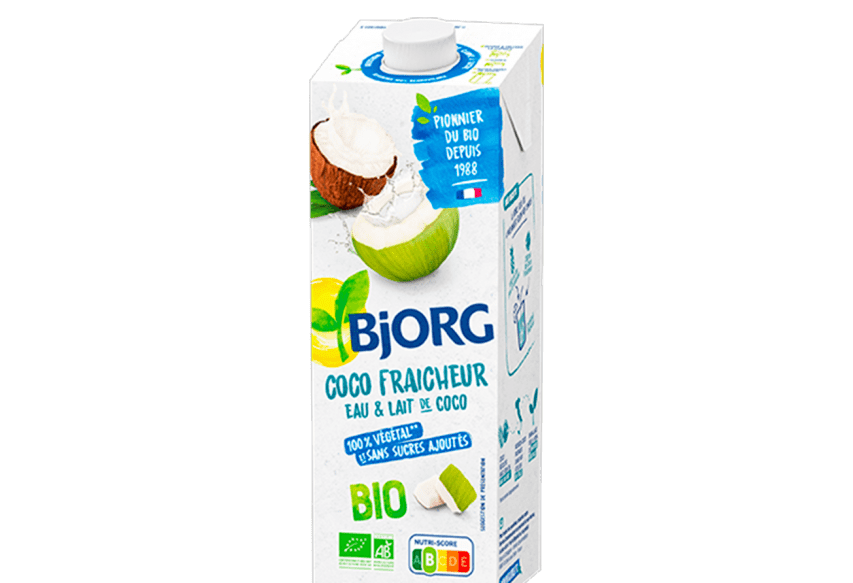 Boisson végétale eau et lait deBoisson végétale coco fraicheur 1L - Bjorg