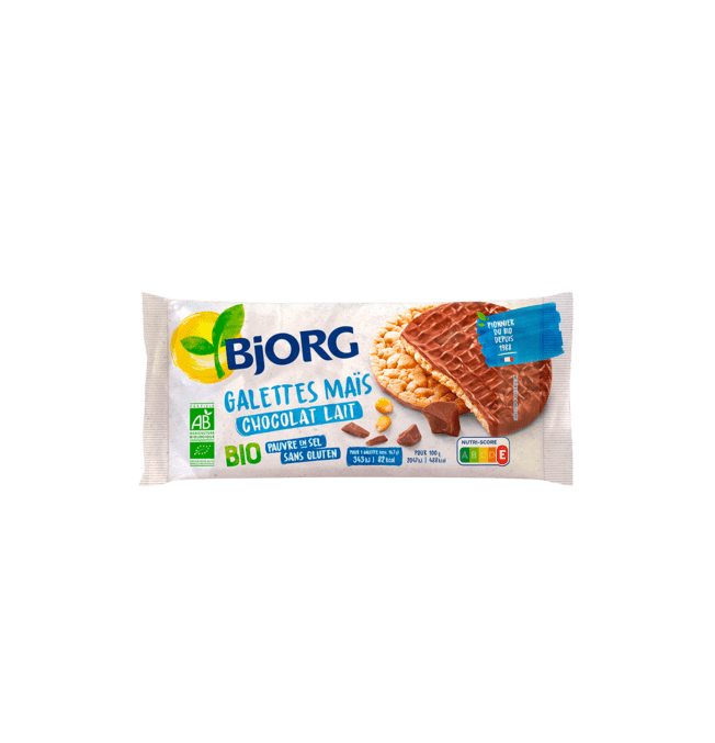 Galettes mais chocolat au lait