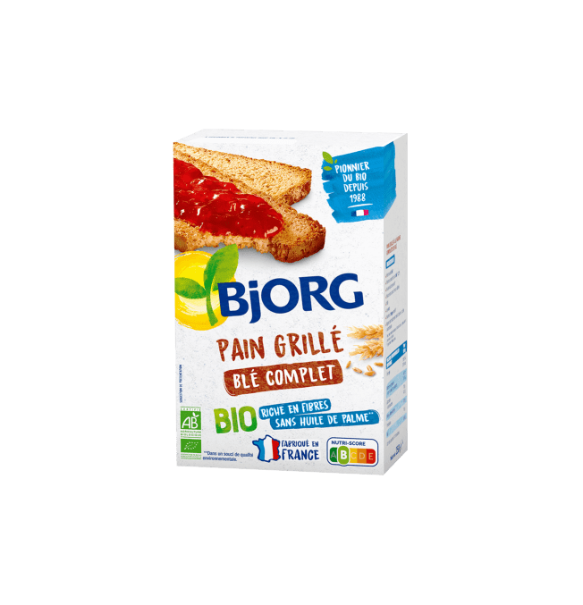 Pain grillé blé complet