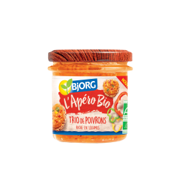 Apéro bio trio de poivrons