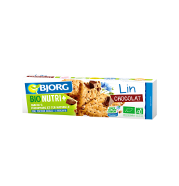 Biscuit bio chocolat lin