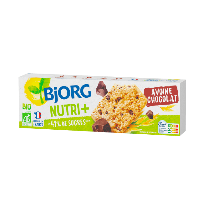 Biscuits nutri + Avoine et pépites de chocolat