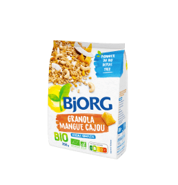 Céréales granola mangue cajou 350g Bjorg