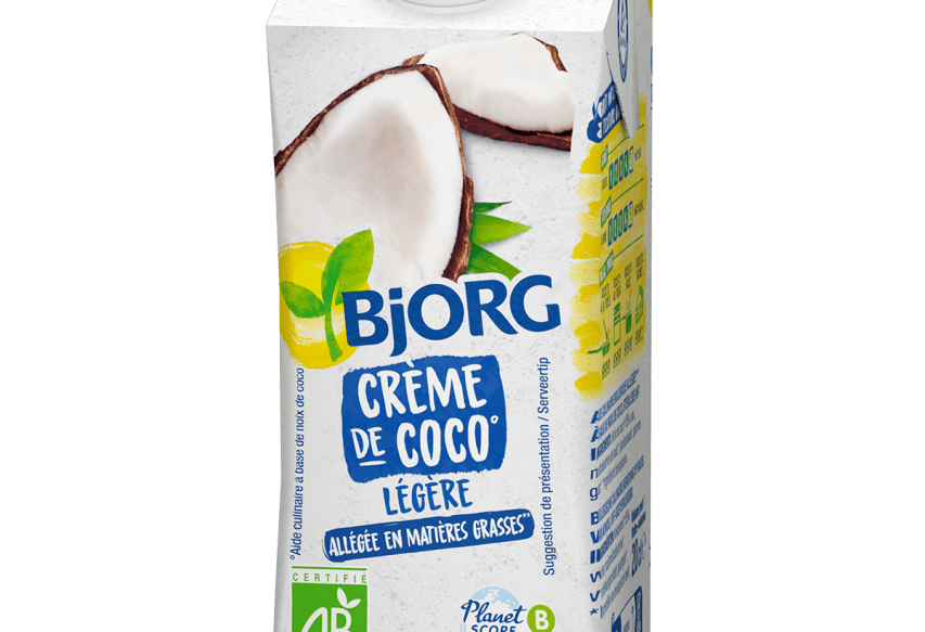 Crème de coco légère 200ml - Bjorg