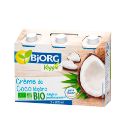 Crème coco légère bio