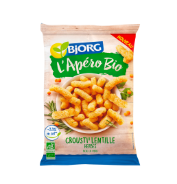 Apéro bio crousti lentille