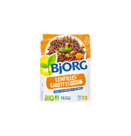 Doypack lentilles carottes veggie 250g Bjorg