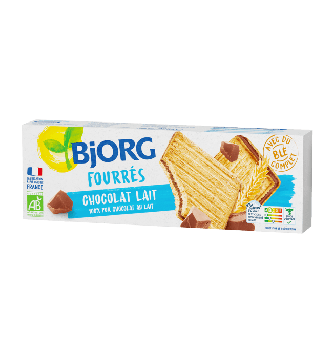 Biscuits Fourrés chocolat au lait