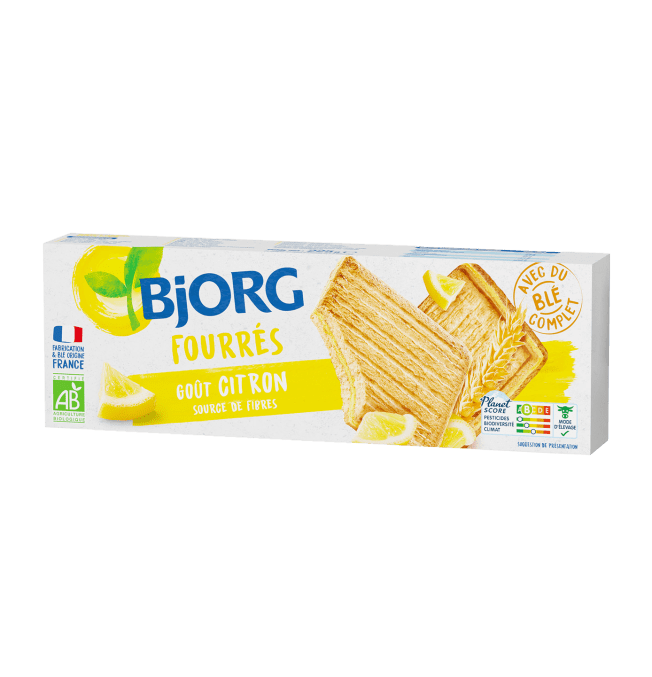 Biscuits Fourrés citron