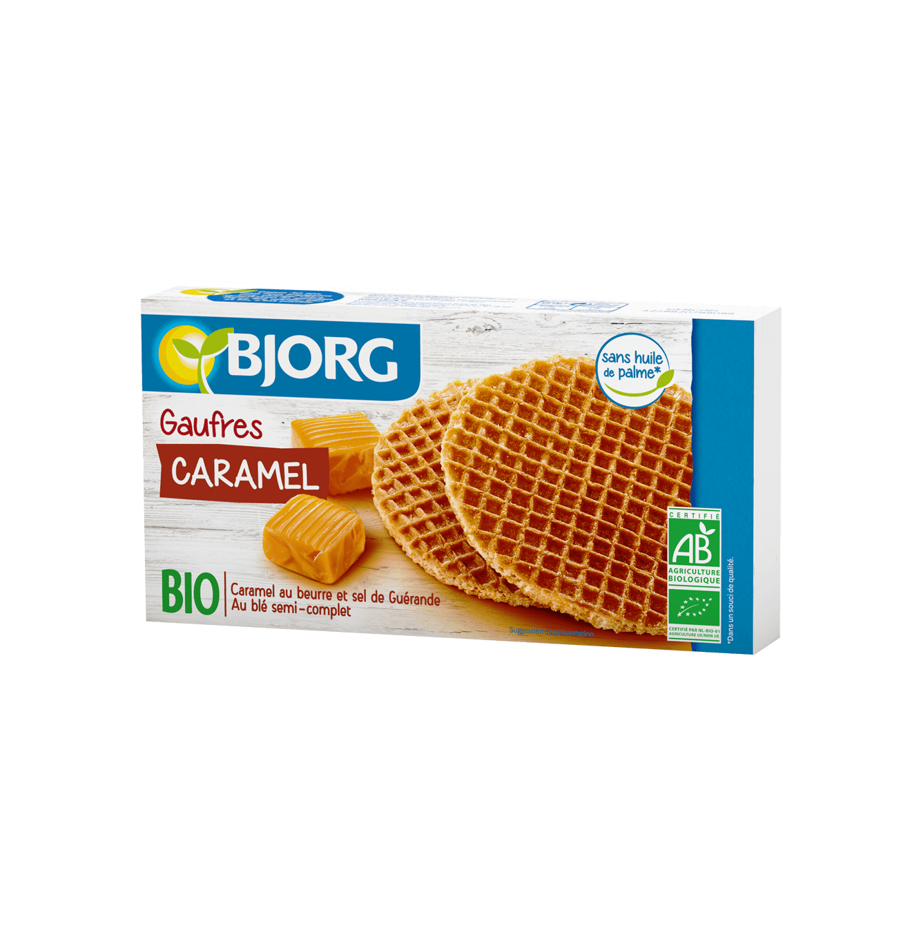 GauffresCaramel Organic caramel waffles