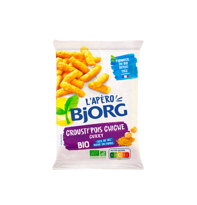 Crousti pois chiche curry