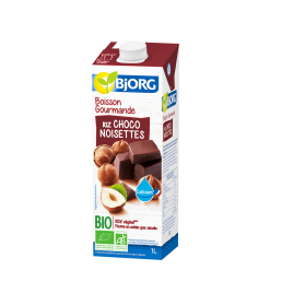 Lait végétal riz choco noisettes