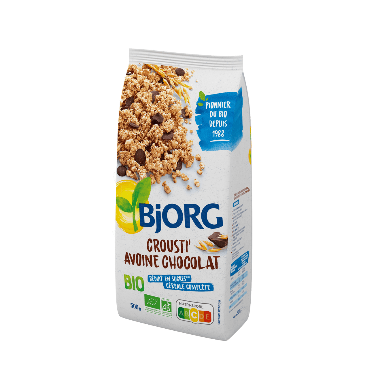 Packaging Crousti avoine chocolat