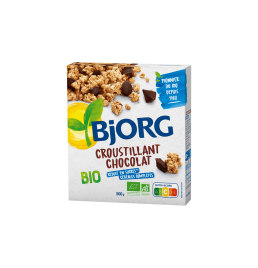 Organic chocolate crunch cereals
