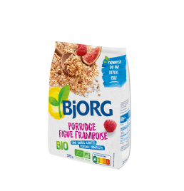 Porridge bio figue framboise