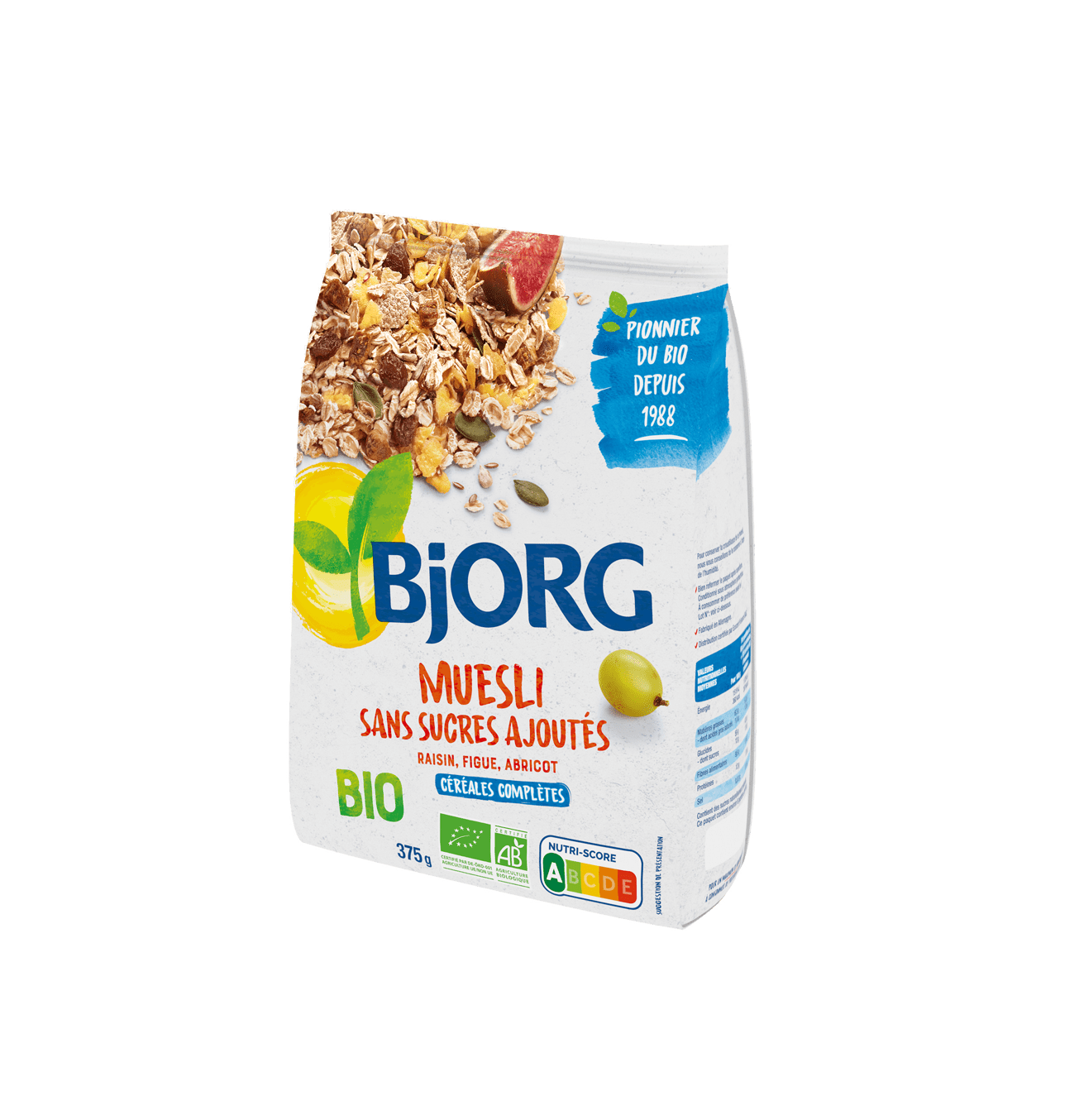 Céréales Muesli sans sucres ajoutés 375g
