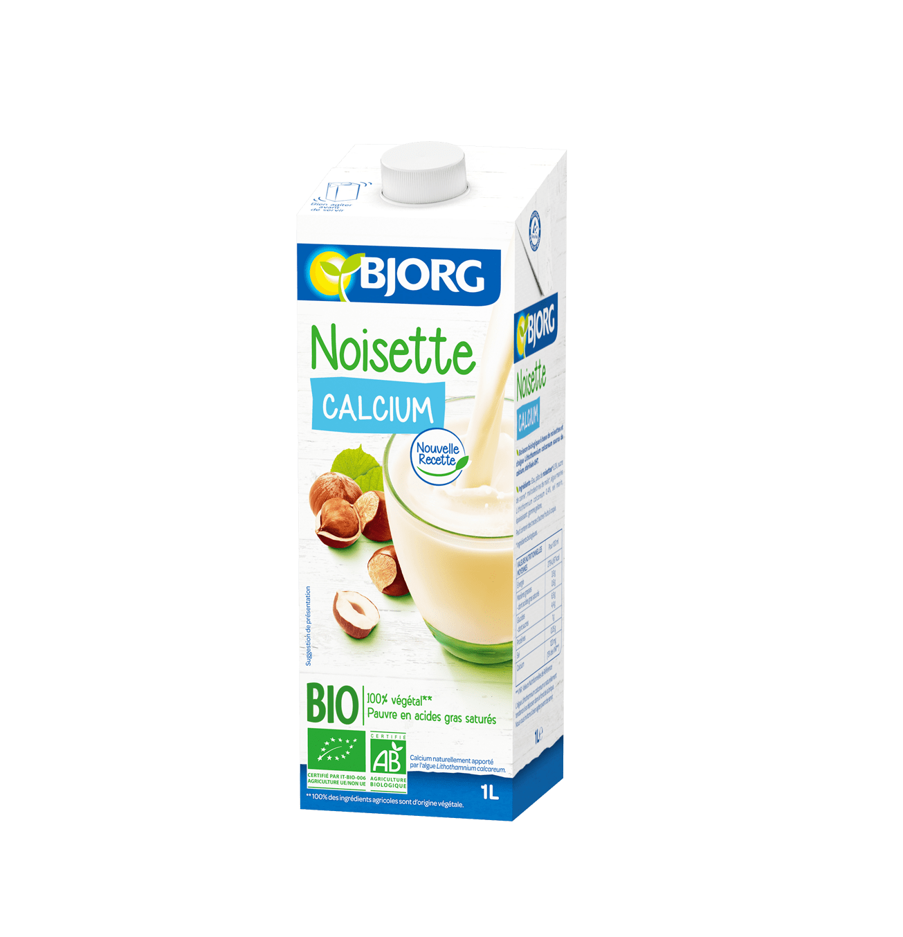 Lait végétal Noisette Bio - Bjorg