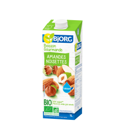 Lait amande noisette bio