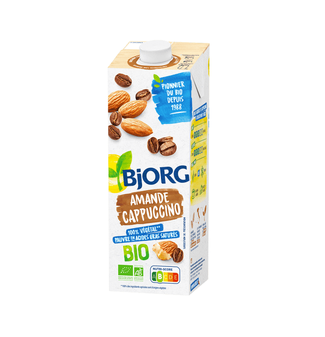 Organic cappuccino almond milk