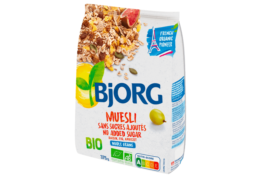 Try out Bjorg Organic Fruit Muesli 750g