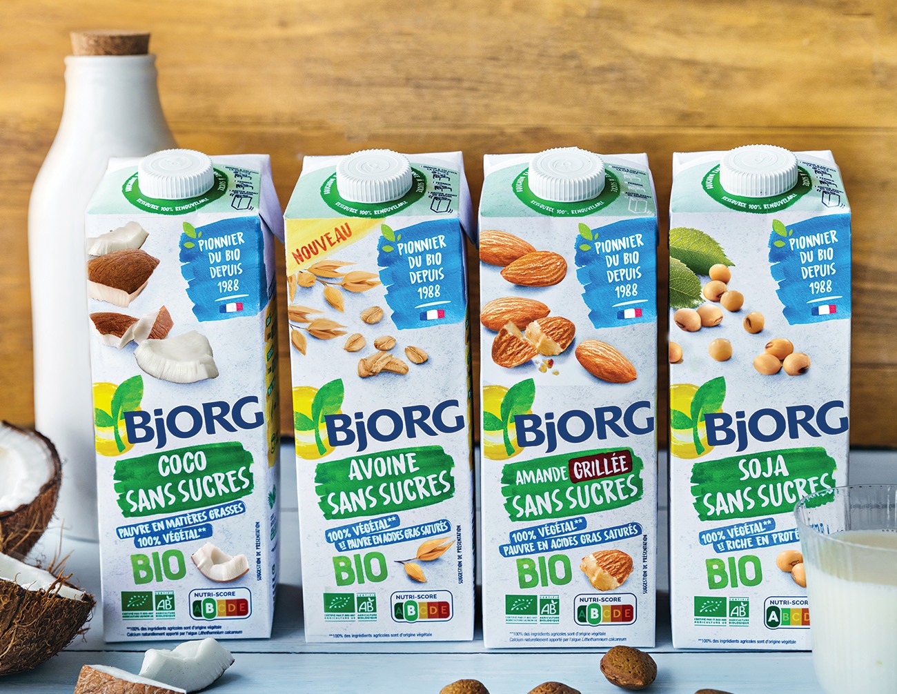 Lait végétal avoine bio sans sucre - Boisson végétale - Bjorg