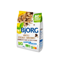 Muesli céréales anciennes et chocolat